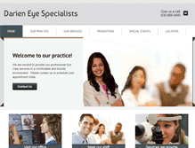 Tablet Screenshot of darieneyespecialists.com